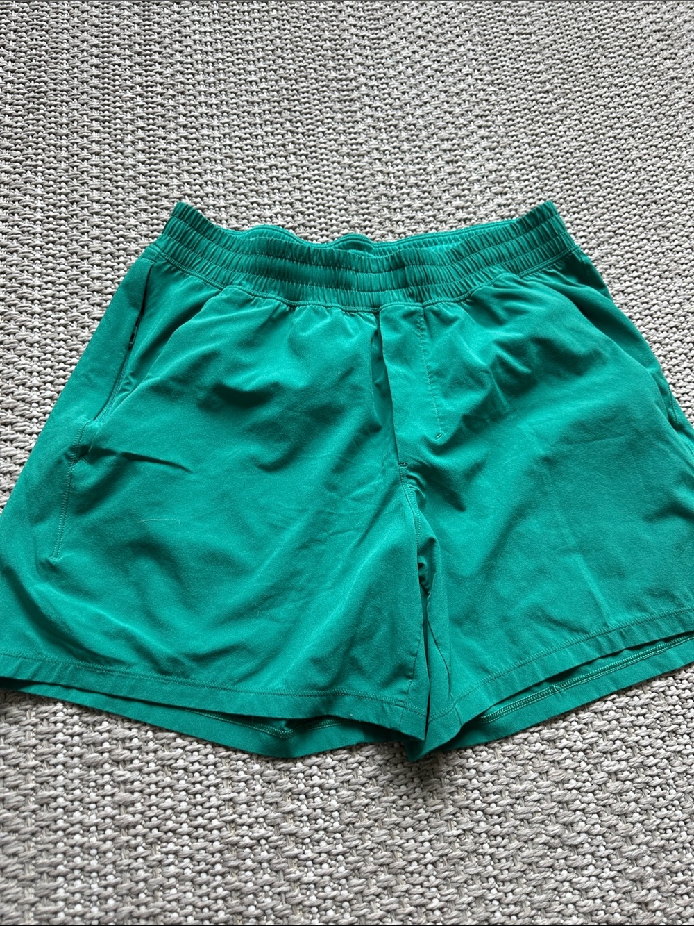 lululemon athletica Men's Teal Green Athletic Shorts